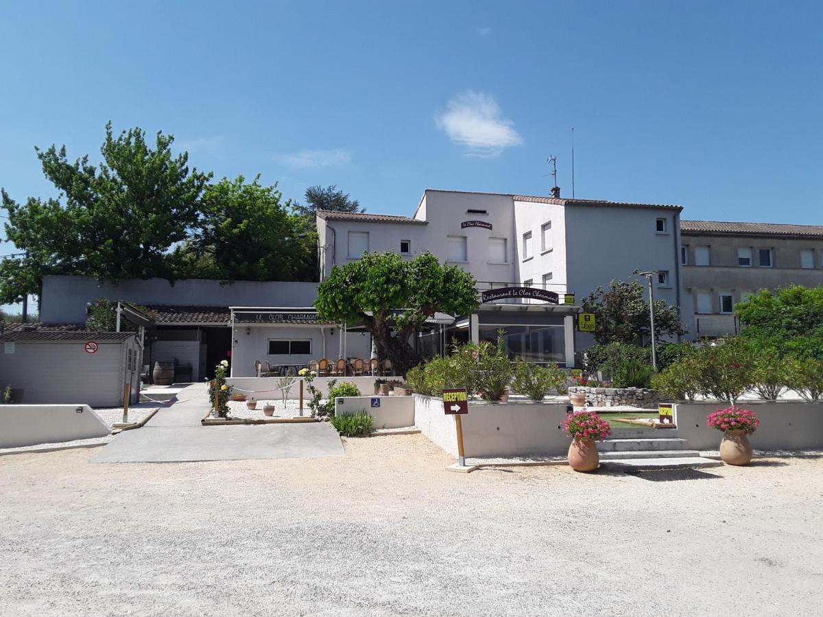 Hotel Restaurant Le Clos Charmant Vallon-Pont-dʼArc Dış mekan fotoğraf