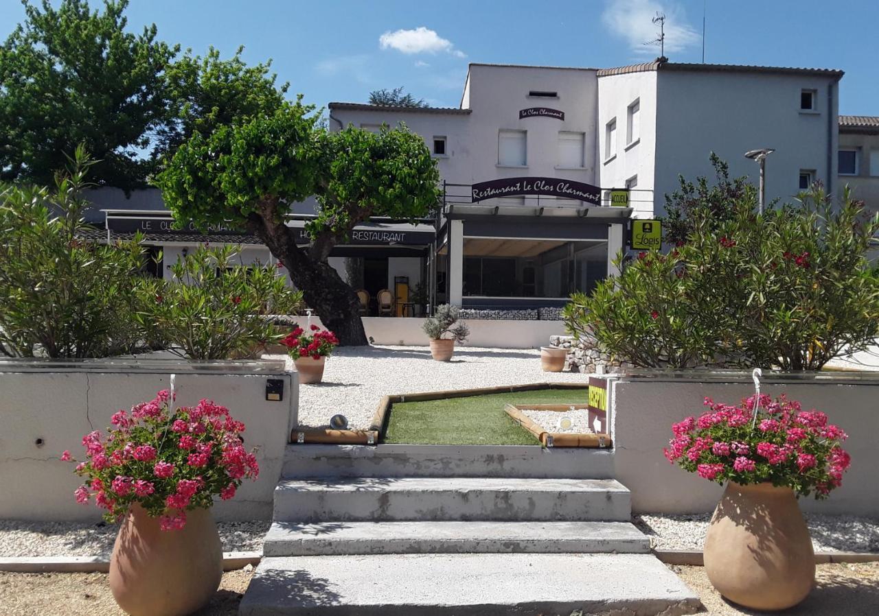 Hotel Restaurant Le Clos Charmant Vallon-Pont-dʼArc Dış mekan fotoğraf